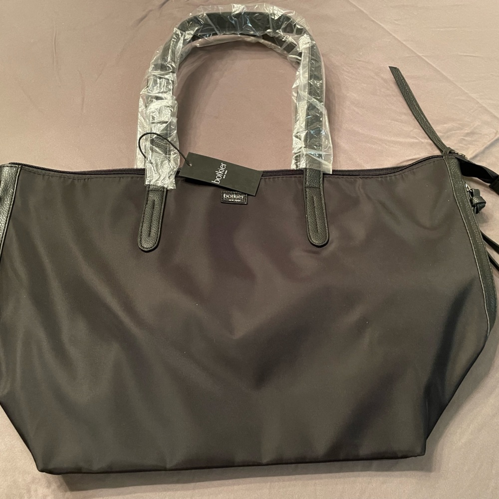 Black nylon Botkier tote